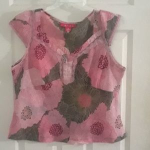 Cute A Line cap sleeved shirt